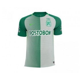 Jalkapallo Pelipaidat Atlético Nacional Kotipaita 2017-2018 Lyhythihainen